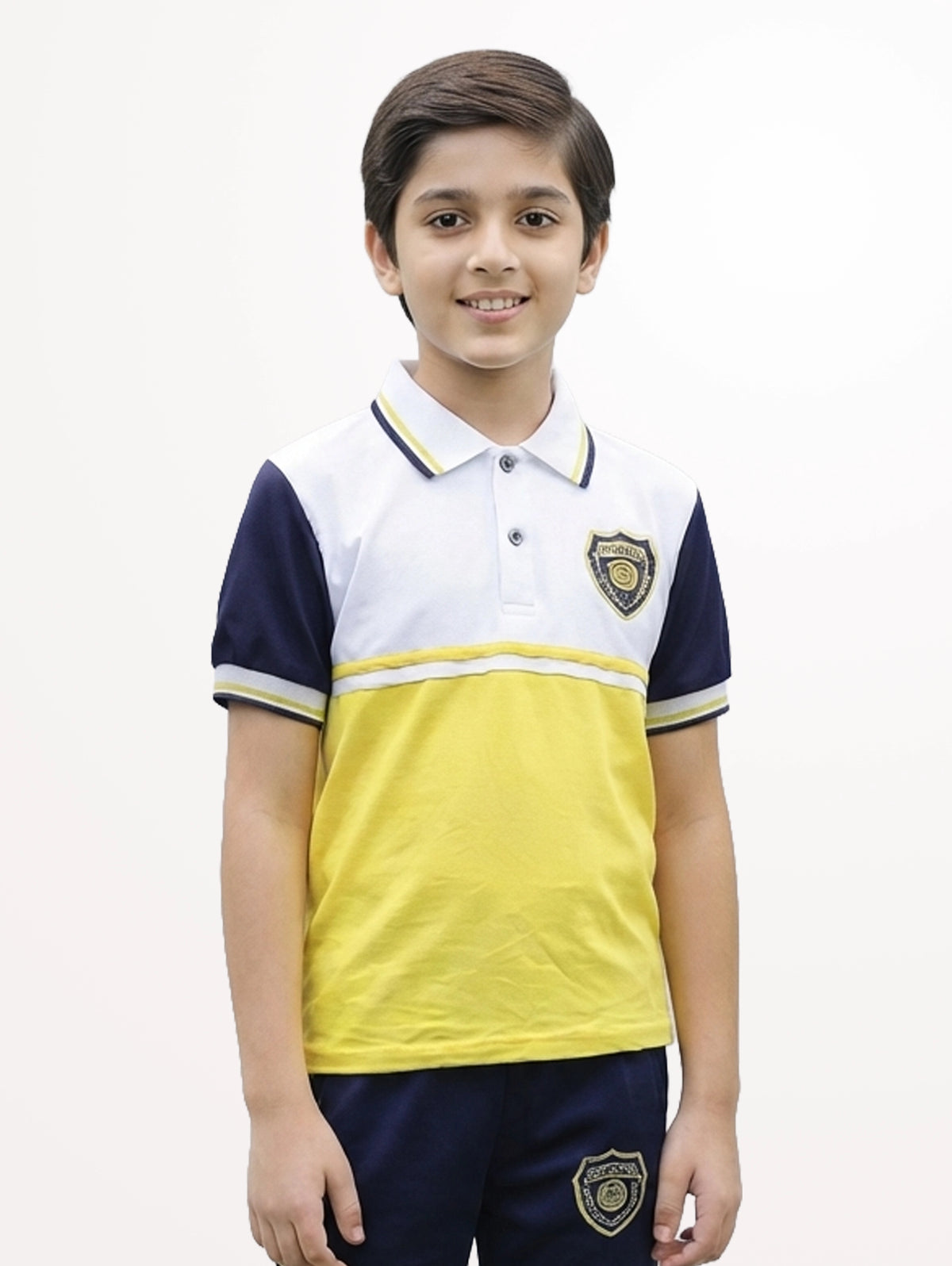 Horizontal Color Block Polo