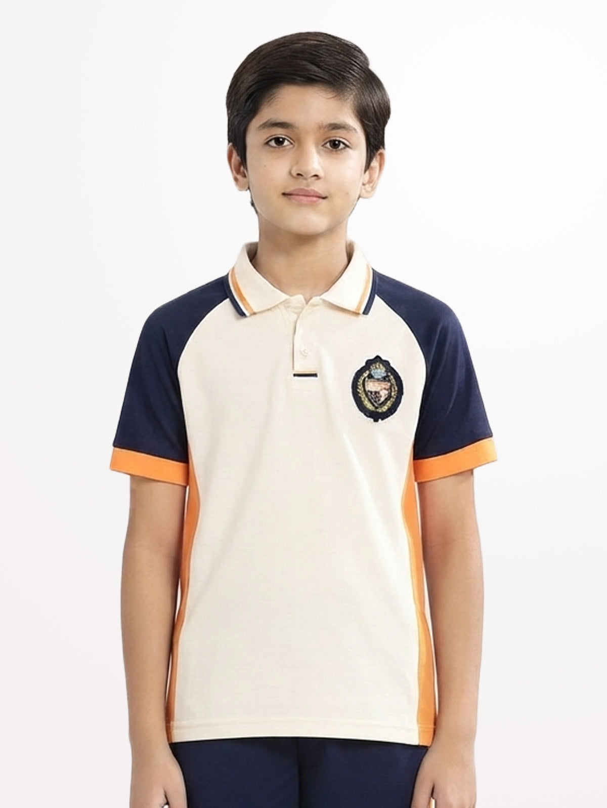 Side Accent Raglan Polo